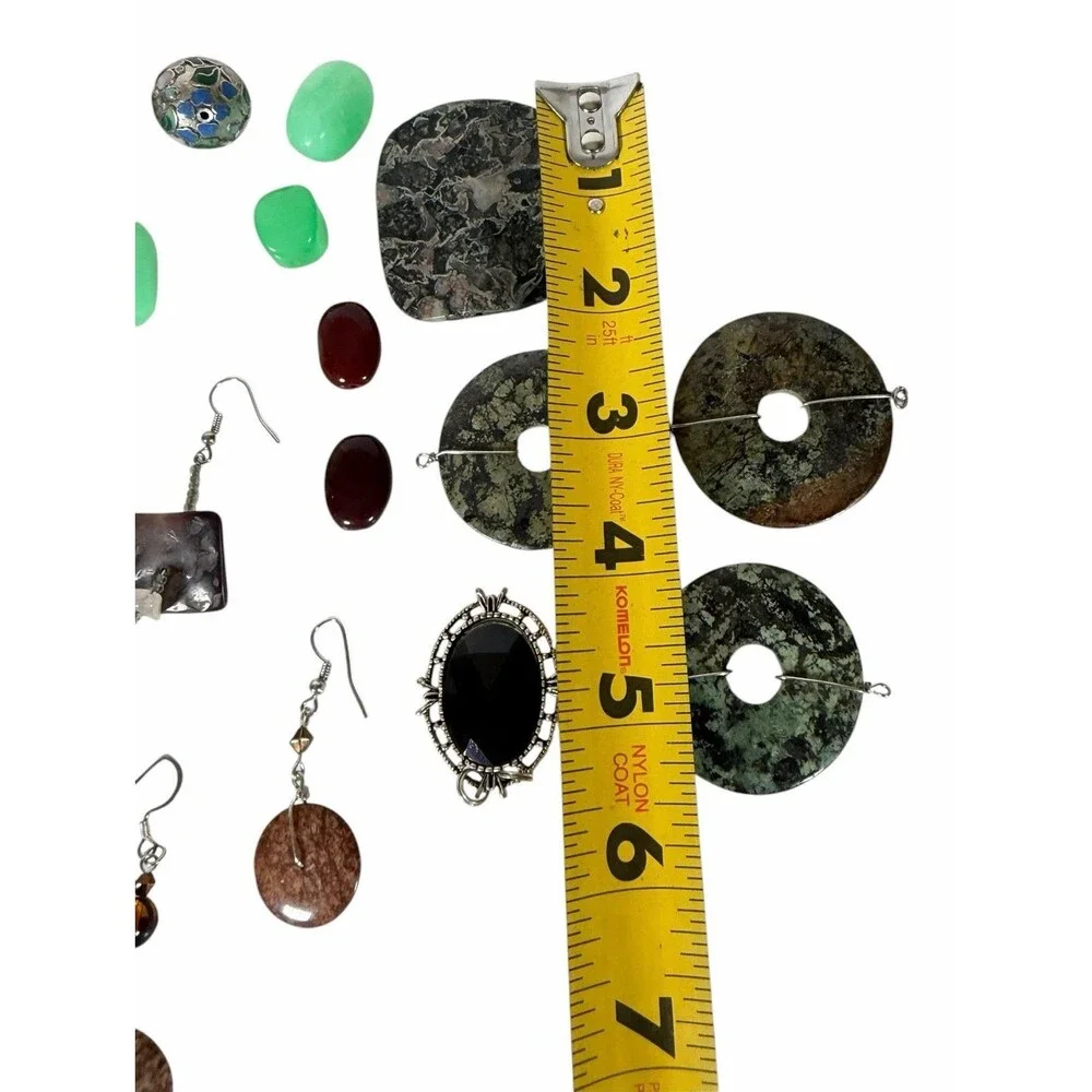 Lot of assorted beads and earrings for Jewelry Making